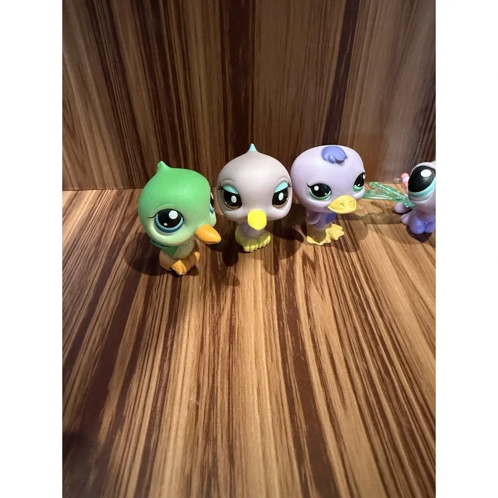 Littlest Pet Shop LPS Lot of 5 Birds Bug Butterfly Duck Chick Authentic Hasbro